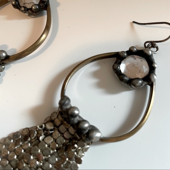 Artisan designed drop earrings - Picture 2 of 5